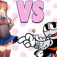 Cuphead Vs Doki Doki Literature Club Rap BattleRockit Gaming