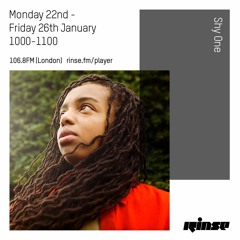 Shy One - 22nd January 2018