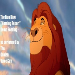 The Lion King Morning Report SHORT DEMO - as read by the Golden Voice Guy