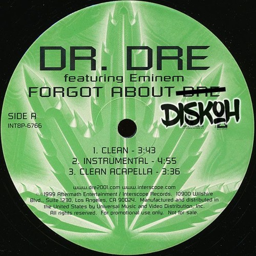 Artemesia Vs Dr Dre - Forgot About Bits 'N' Peices (Diskoh Bootleg)