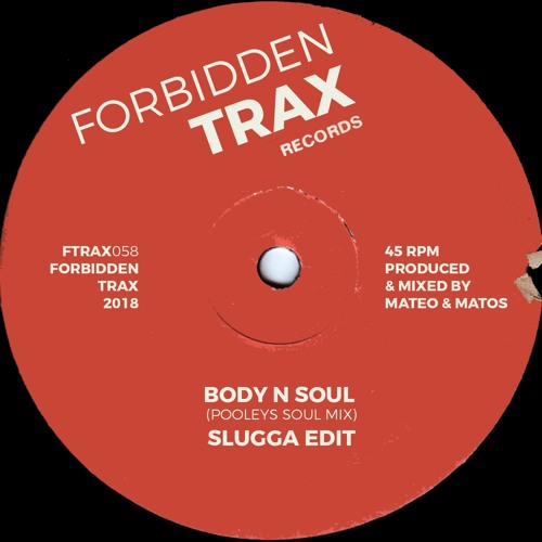 MATEO & MATOS - BODYNSOUL (POOLEYS SOUL MIX) [SLUGGA EDIT]