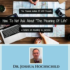 How To Not Ask About "The Meaning of Life" | Prof. Joshua Hochschild