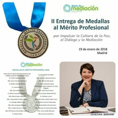 2018-01-26.- Cristina Bornao-Medalla al Mérito Profesional 2018