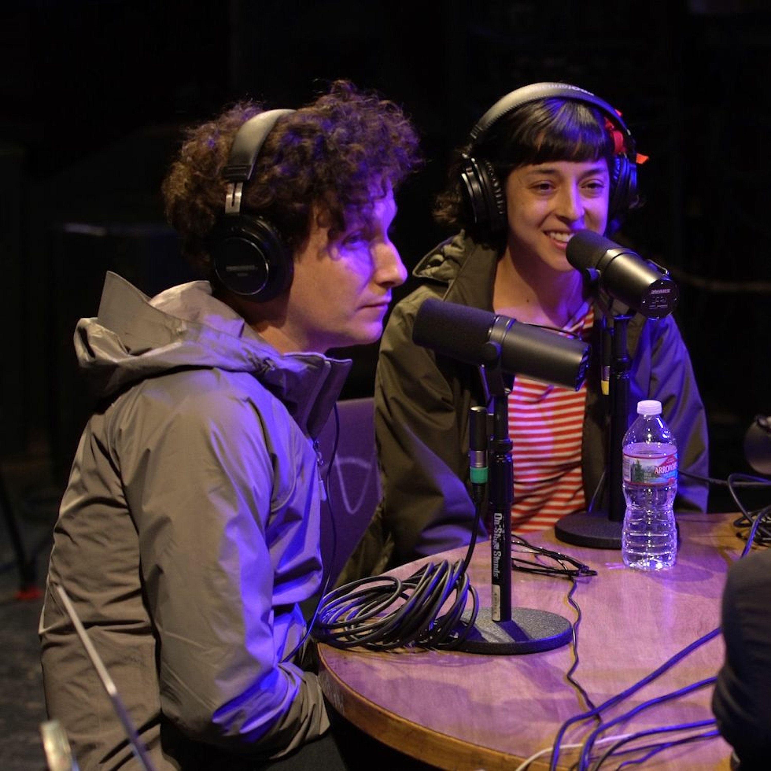 Onstage with Jim and Tom