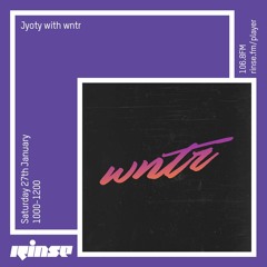 Jyoty with wntr - 27th January 2018