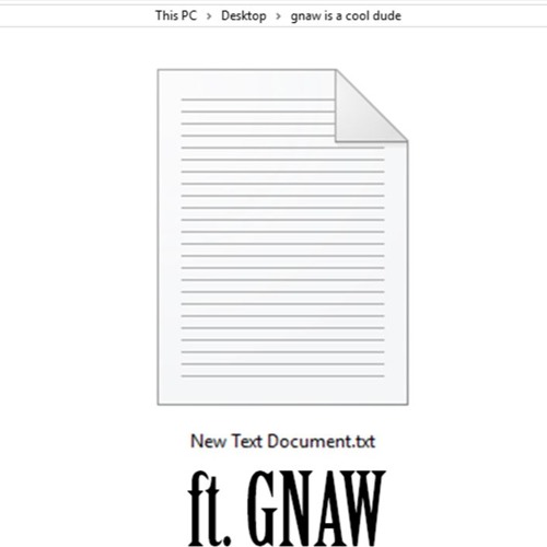 SAD JIG - new text document (ft. GNAW) [prod. CXDY]