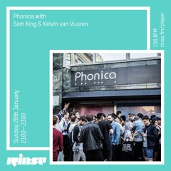 Phonica Records with Sam King & Kelvin van Vuuren - 28th January 2018
