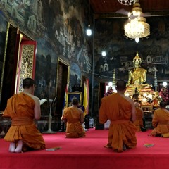 Buddhist chant in Bangkok Thailand