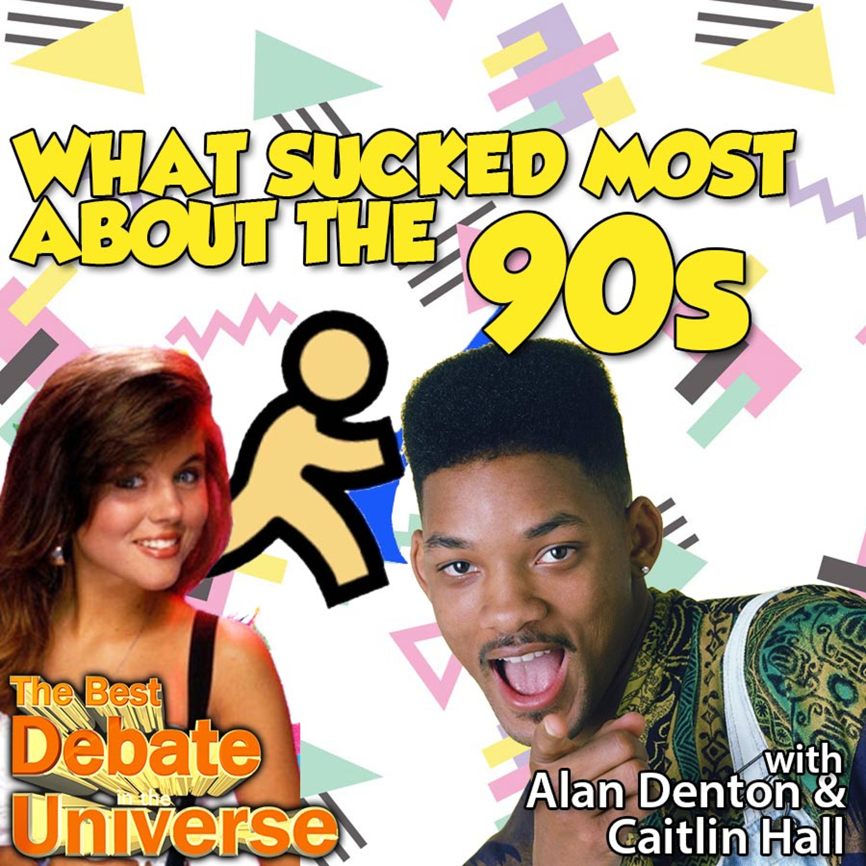#86 - What sucked most about the 90s? Alan Denton, Caitlin Hall, Rucka, Cosmopolitan episode artwork