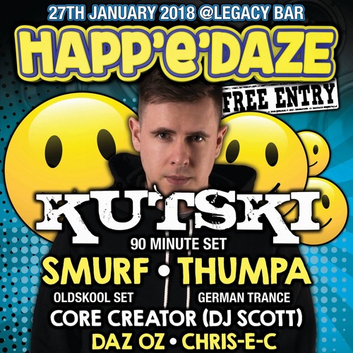 Thumpa @ Happ'e Daze Sunderland 27.01.18 (German Trance Classics)
