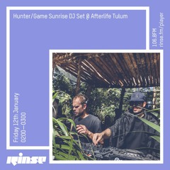 Hunter/Game Sunrise DJ Set at Afterlife Tulum - 12th January 2018