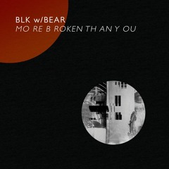 BLK w/BEAR - We Fled Into The Darkness Because That Is All There Ever Was