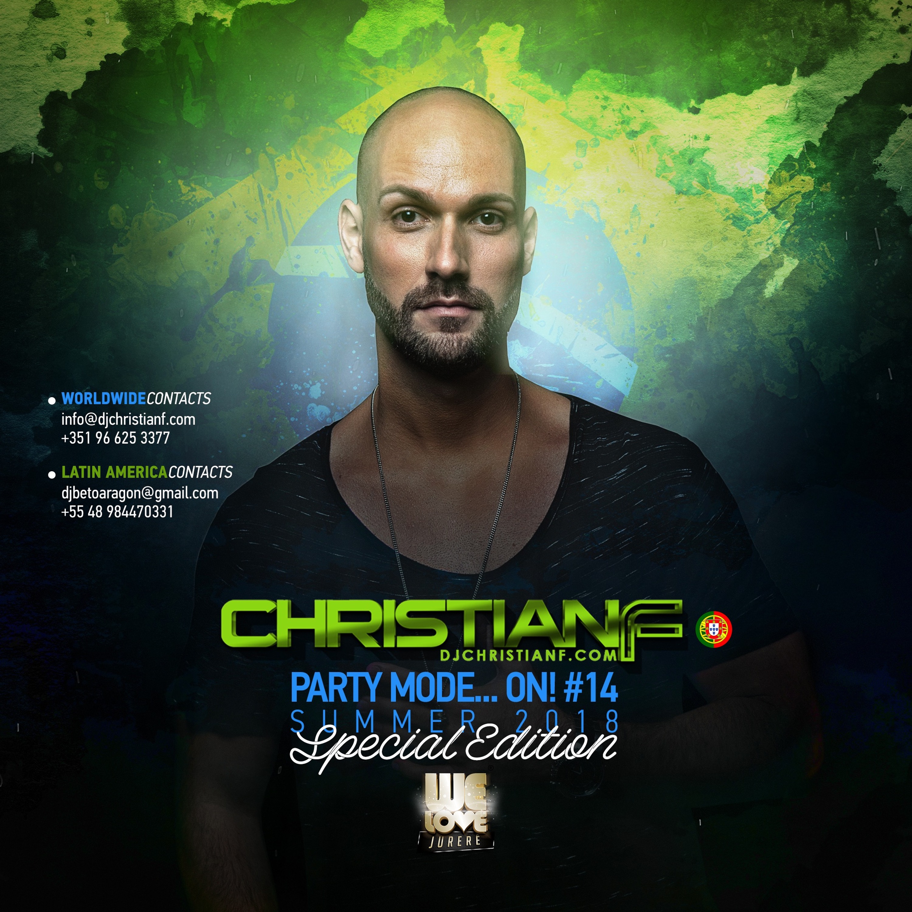 CHRISTIAN F - PARTY MODE ON#14 (WE LOVE JURERÊ SUMMER 2018) episode artwork