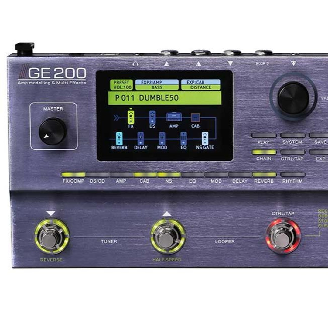 Mooer GE200 純正ケース、アダプター、変換ケーブル付き （MOOER