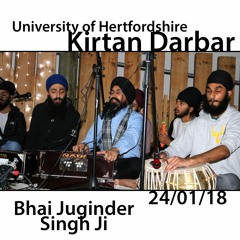 Bhai Juginder Singh Ji - Anand Sahib - Uni Of Hertfordshire Sikh Soc Kirtan Darbar - 24.01.18