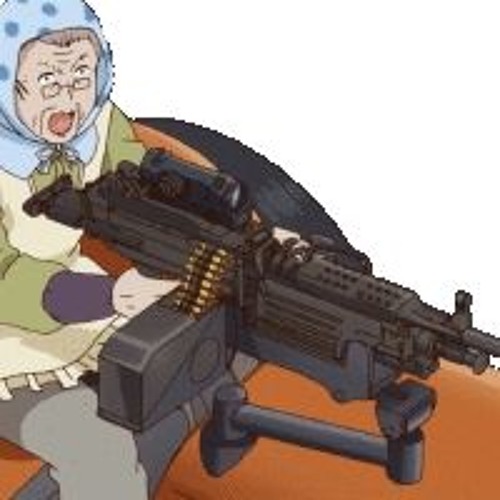 Anime machine gun gif