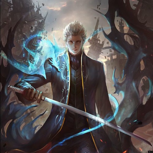 AI Art: vergil and calamitas by @uzbek228