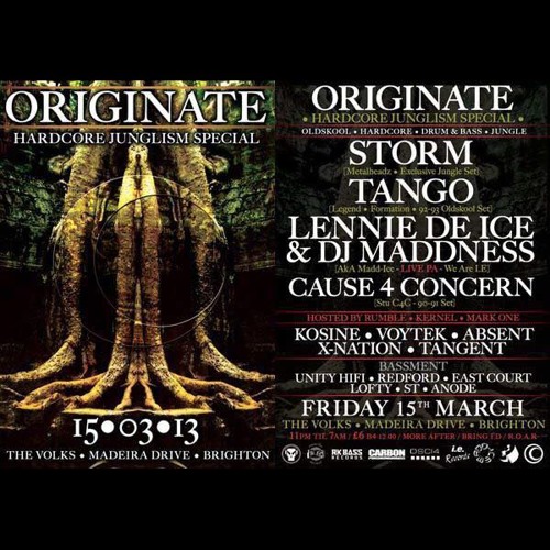 DJ Tango live at Originate 15.03.13