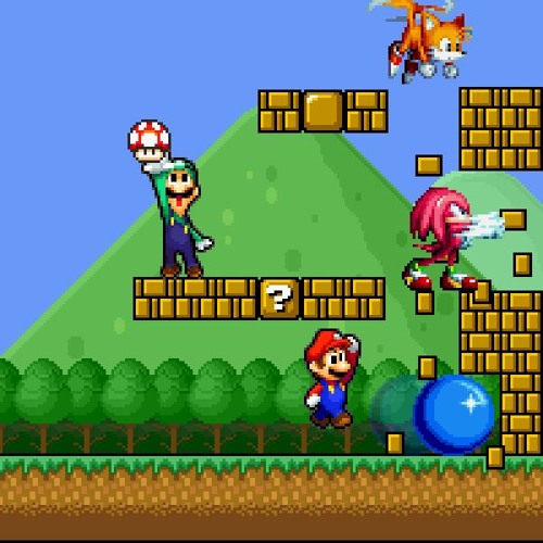 Sonic Mania - Mushroom Kingdom Zone (Act 1)