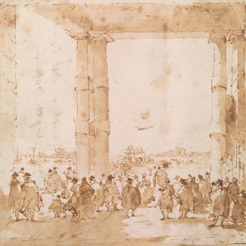 Francesco Guardi, Ascent of a Balloon in Venice