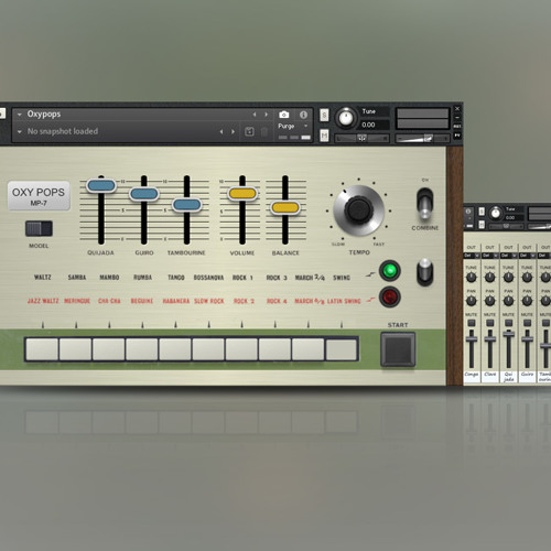 Oxypops Vintage Kontakt Drum Machine by Kontakthub Free Listening
