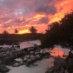 Boa Beach Tulum sunset vibes by Robbie Akbal