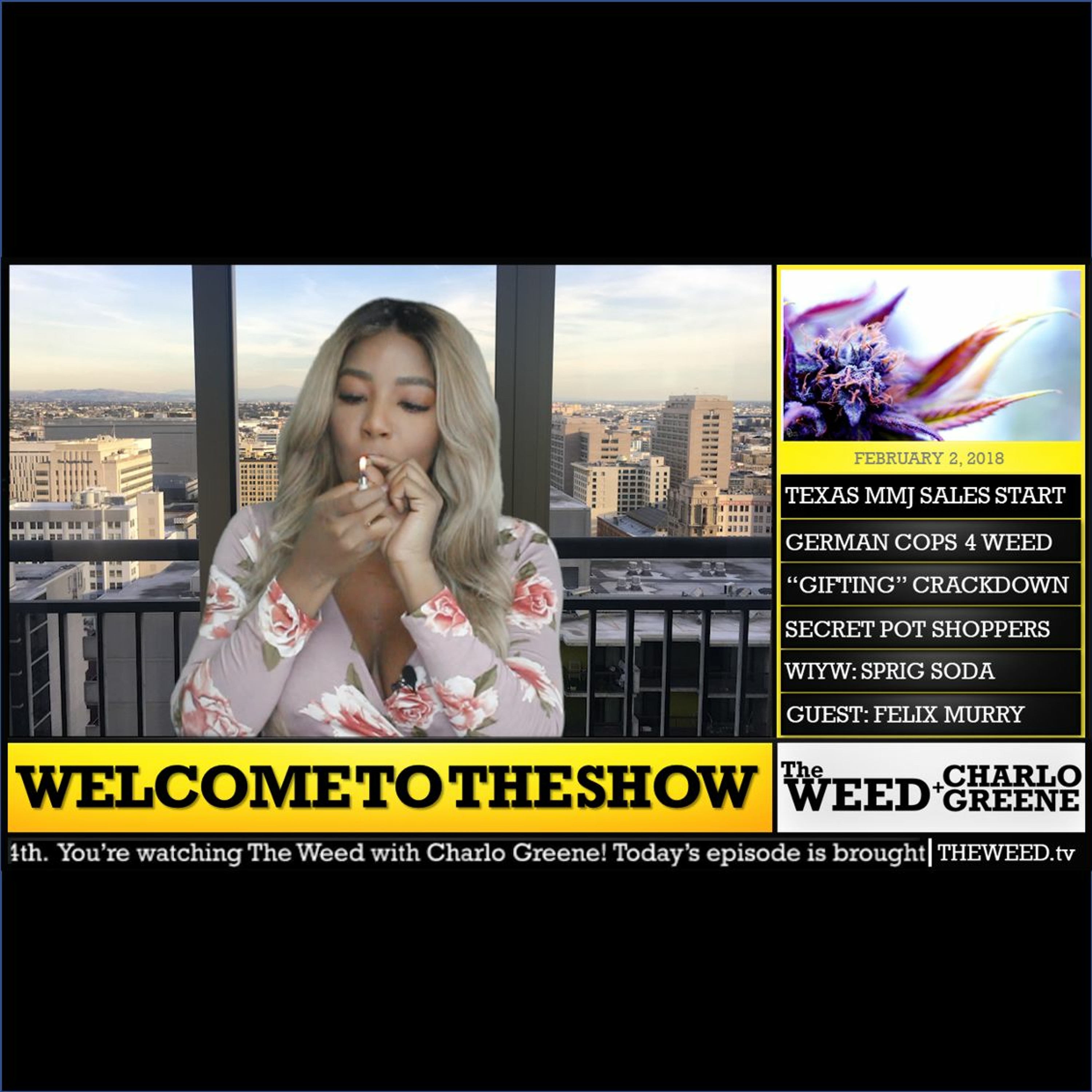 Texas Shops Begin Selling Legal Weed - February 4, 2018 | The Weed with Charlo Greene episode artwork