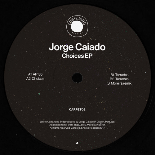 PREMIERE: Jorge Caiado - Choices [Carpet & Snares]