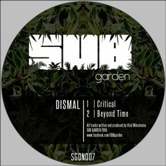 Dismal - Critical / Beyond Time [showreel] (SGDN007) - OUT NOW on BANDCAMP