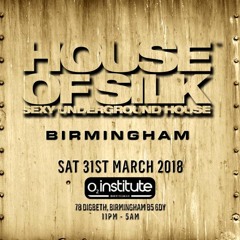 House of Silk - Birmingham Promo Mix -DJ S (Live @ HOS) for Sat 31st March @ 02 Institute Birmingham