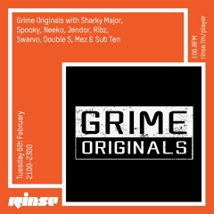 Grime Originals with Sharky Major, Spooky, Neeko, Jendor, Ribz, Swarvo and more - 6th February 2018