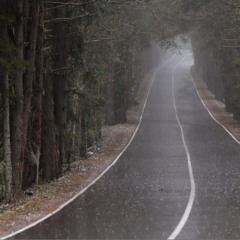 Heavy Rain Sounds on a an Empty Road for Sleeping, Relaxing, Chillout or Study