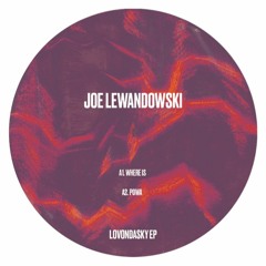 PREMIERE : Joe Lewandowski - Lourd