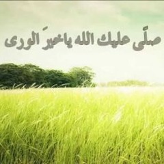 صلي عليك الله ياخير الوري♥️قد سار حبك في شرايني دما