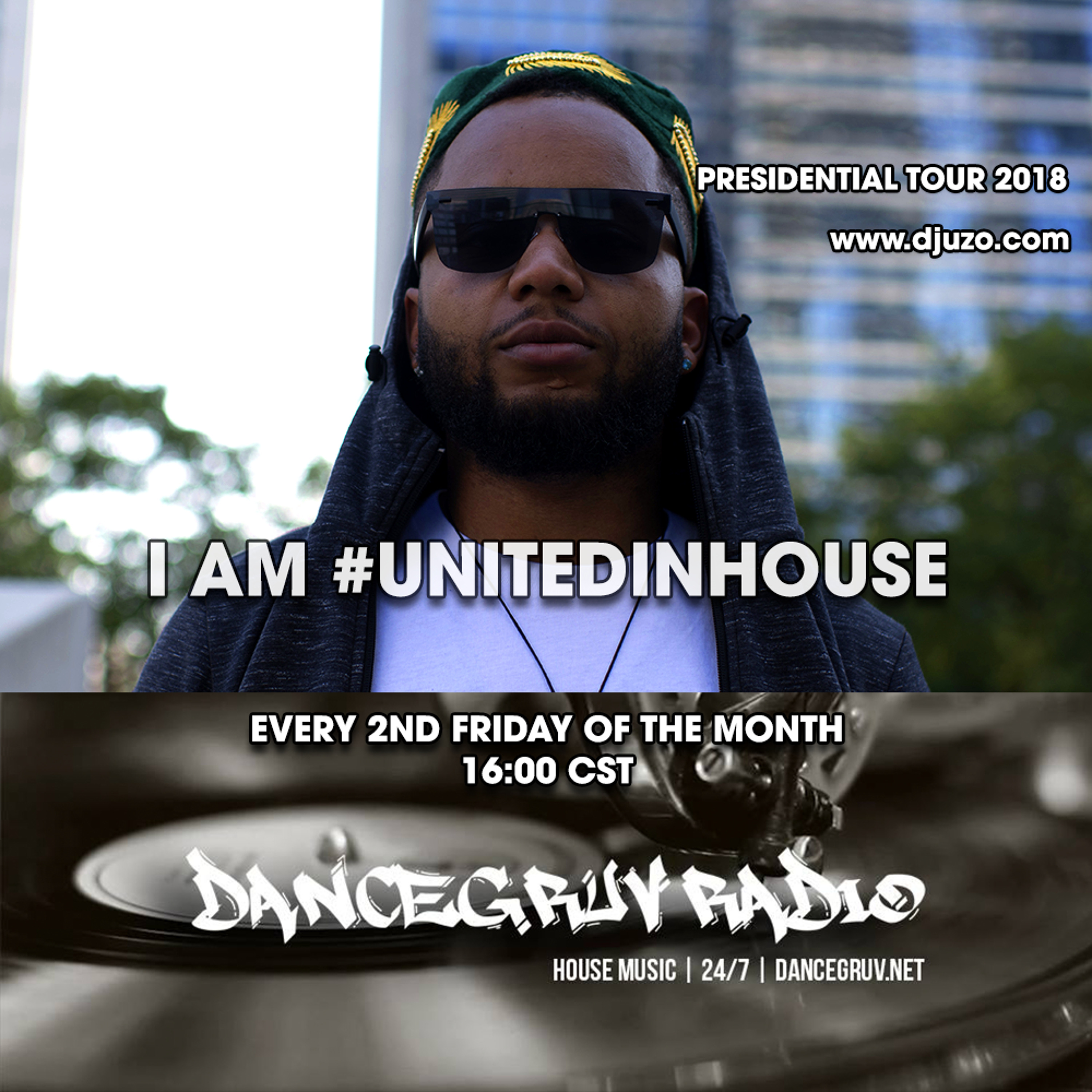 DanceGruv [010] - #UNITEDINHOUSE RADIO SHOW - DJ UZO episode artwork