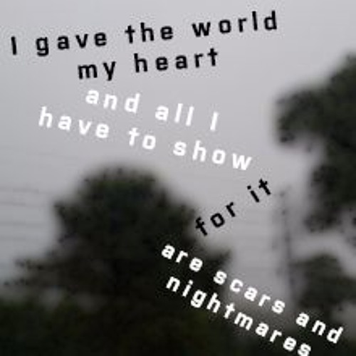 Shinigami - I gave the world my heart and all i have to show for it are scars and nightmares slowed