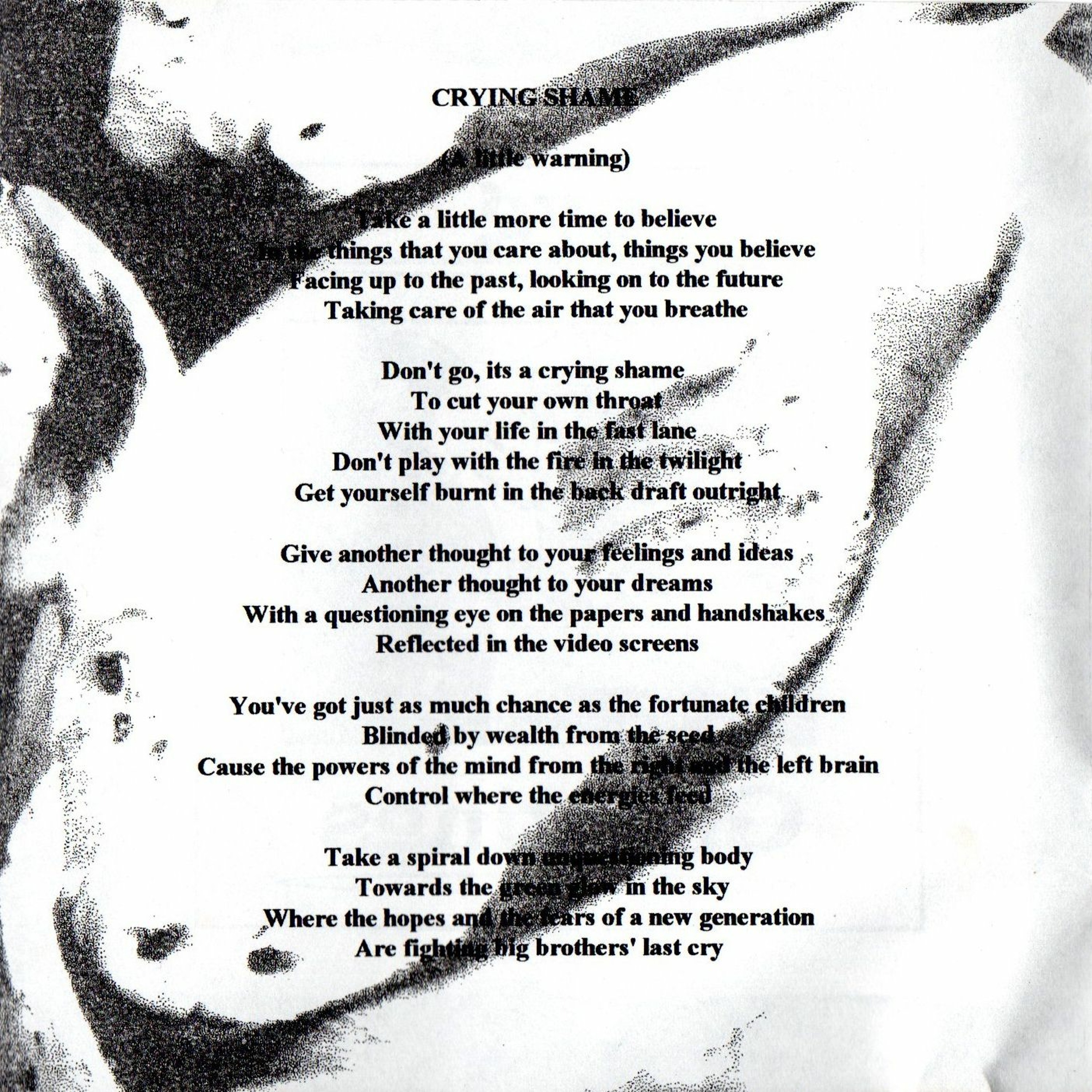 Pyg: Crying Shame (G)