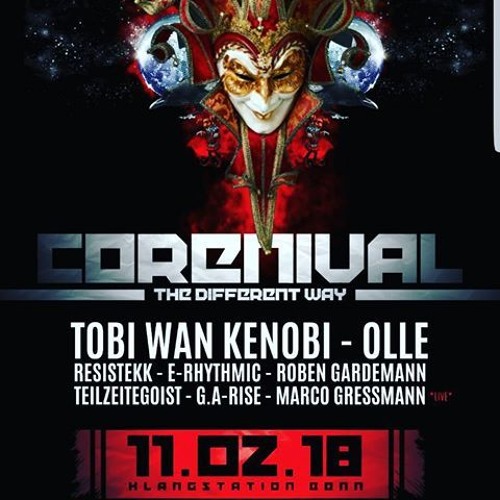 Corenival 145 bpm 10.02.18 @ Klangstation Bonn // Free DL