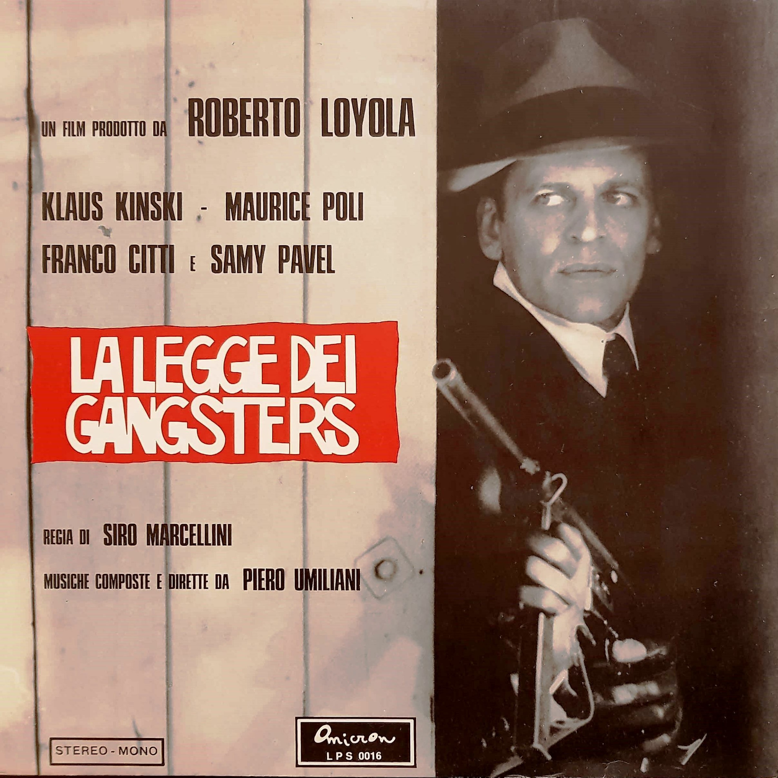 Piero Umiliani - "LA LEGGE DEI GANGSTERS" OST episode artwork