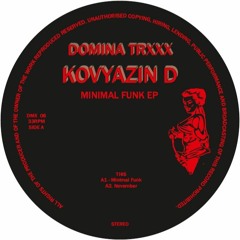 DMX08 - Kovyazin D - Minimal Funk EP