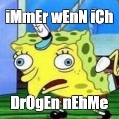 iMmEr wEnN iCh DrOgEn nEhMe