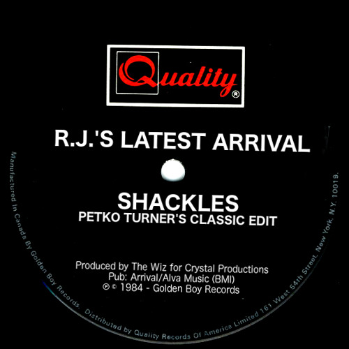 R.J.'s Latest Arrival - Shackles (Petko Turner's Classic Edit) Electro Boogie Funk Monster