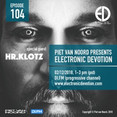 Electronic Devotion Episode 104 (12 February 2018) guest Hr.Klotz