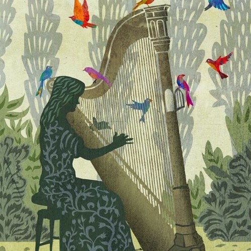 Harp played by the WIND with source audio effects.