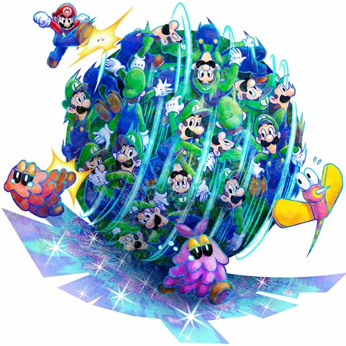 Mario and Luigi dream team never let up