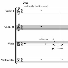 Follow (2016) for String Quartet