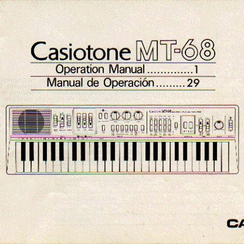 Casio top mt 68