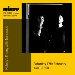 Melody's Enemy with Transcode - Saturday 17th February 2018