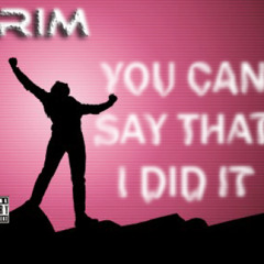 You Can Say That I did It