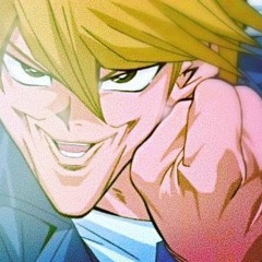 Sad Anime Boy on a Bench Eating Sushi